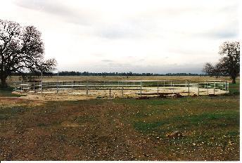 Our round arena with no panels.