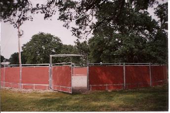 arena galvanized pipe round welded  livestock pen